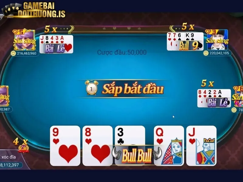 Chia bài khi tham gia ván cược ngầu hầm