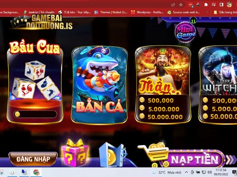 Cổng game bắn cá là nơi người chơi có thể trải nghiệm nhiều game hay