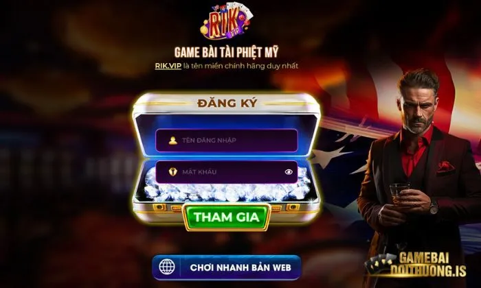 Ông trùm game bài đổi thưởng Châu Á Rikvip