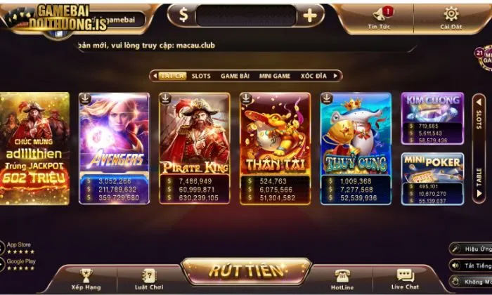 Giao diện game bắt mắt, tỉ lệ thắng cược cao