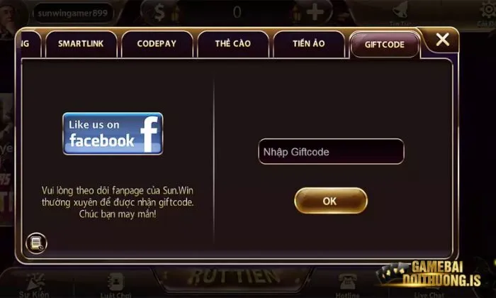 Nhận thưởng ngay lập tức khi tham gia game bài đổi thưởng Sunwin