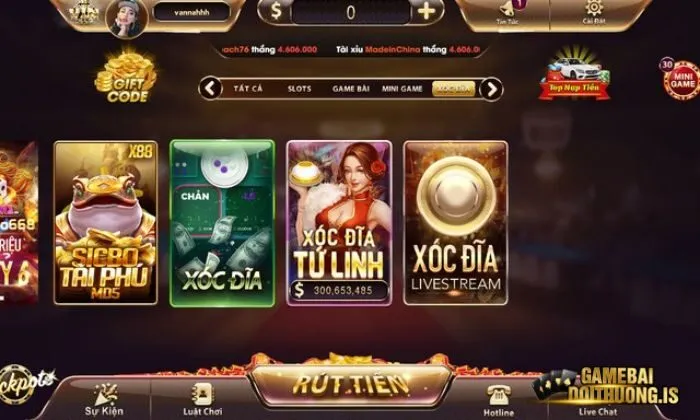 game bài đổi thưởng VIN Sảnh game đa dạng