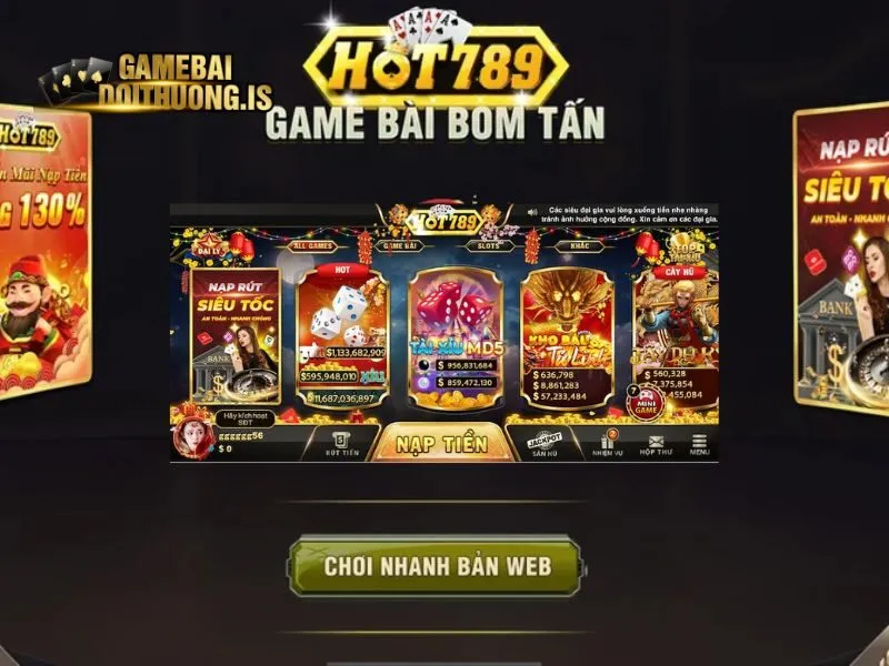 Phục vụ chuyên nghiệp và tận tình khi chơi tại HOT789