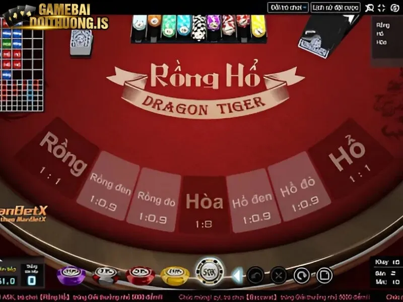 Quy tắc khi chia bài trong game Rồng Hổ Win79