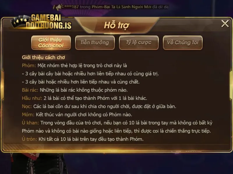 Tá lả VIN có cách chơi đơn giản chuẩn truyền thống