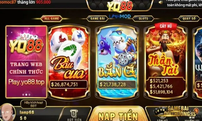 Top game bài đổi thưởng Khám phá game bài đổi thưởng Yo88 đặc sắc, thưởng lớn