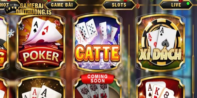 Thông tin về sảnh bài Catte tại Go88