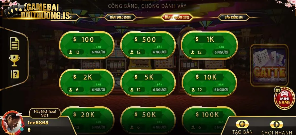 Nắm rõ ràng luật chơi catte tại Go88