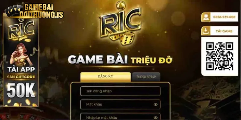 Các bước đăng ký thành viên tại Ric